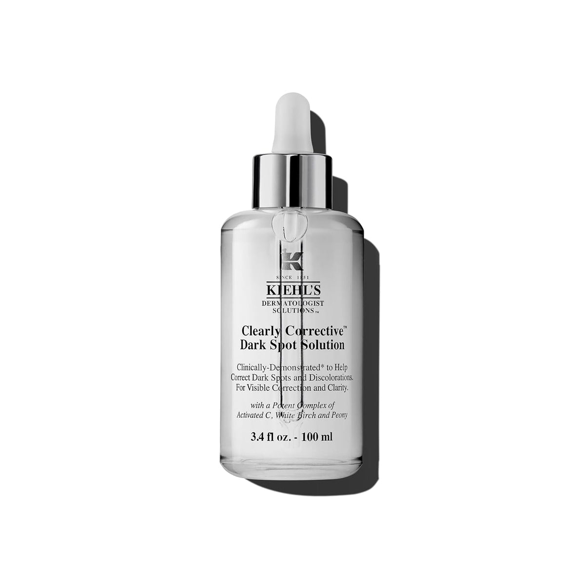 Kiehl's Clearly Corrective Dark Spot Solution 3.4oz New