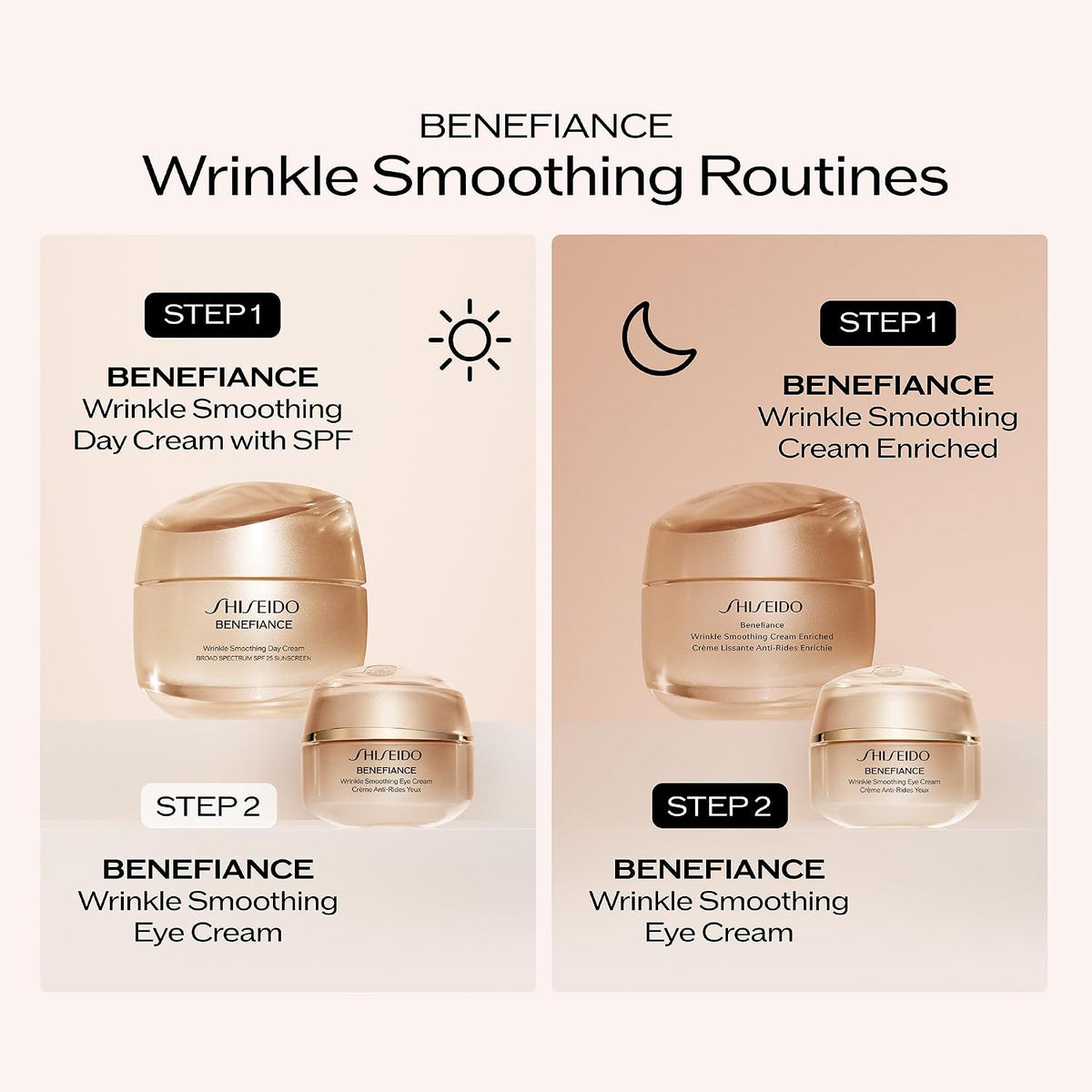 SHISEIDO BENEFIANCE Wrinkle Smoothing Eye Cream 0.51oz 2-Pack