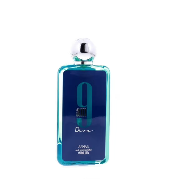 Afnan 9 AM Dive Eau de Parfum 3.4 Oz / 100ml – Unisex Fragrance