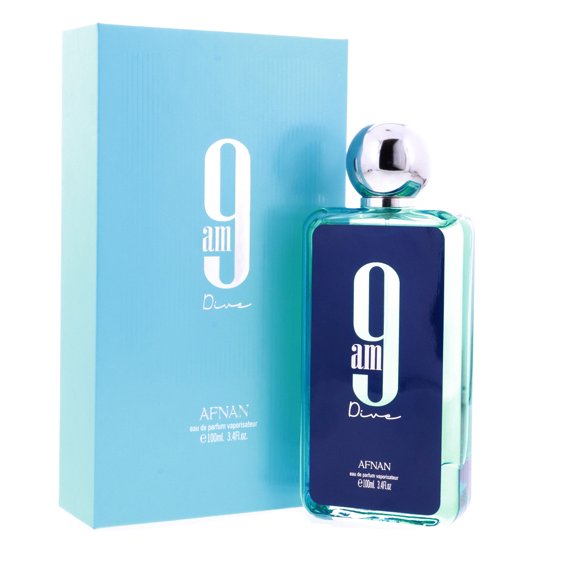 Afnan 9 AM Dive Eau de Parfum 3.4 Oz / 100ml – Unisex Fragrance