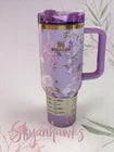 Stanley Floral Purple 40 Oz Tumbler