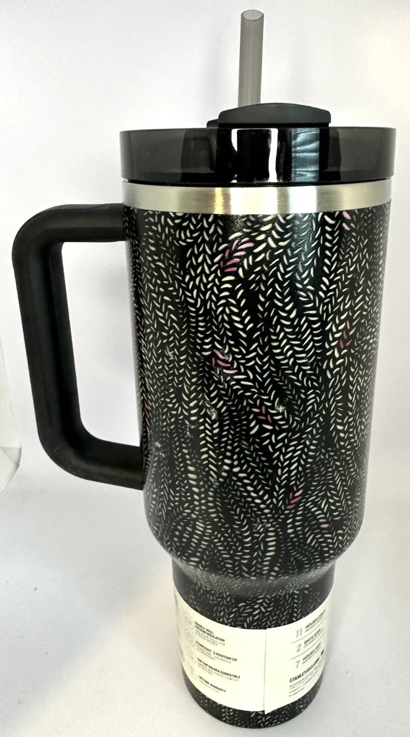 Stanley Quencher H2.0 40oz Black Serpent Tumbler