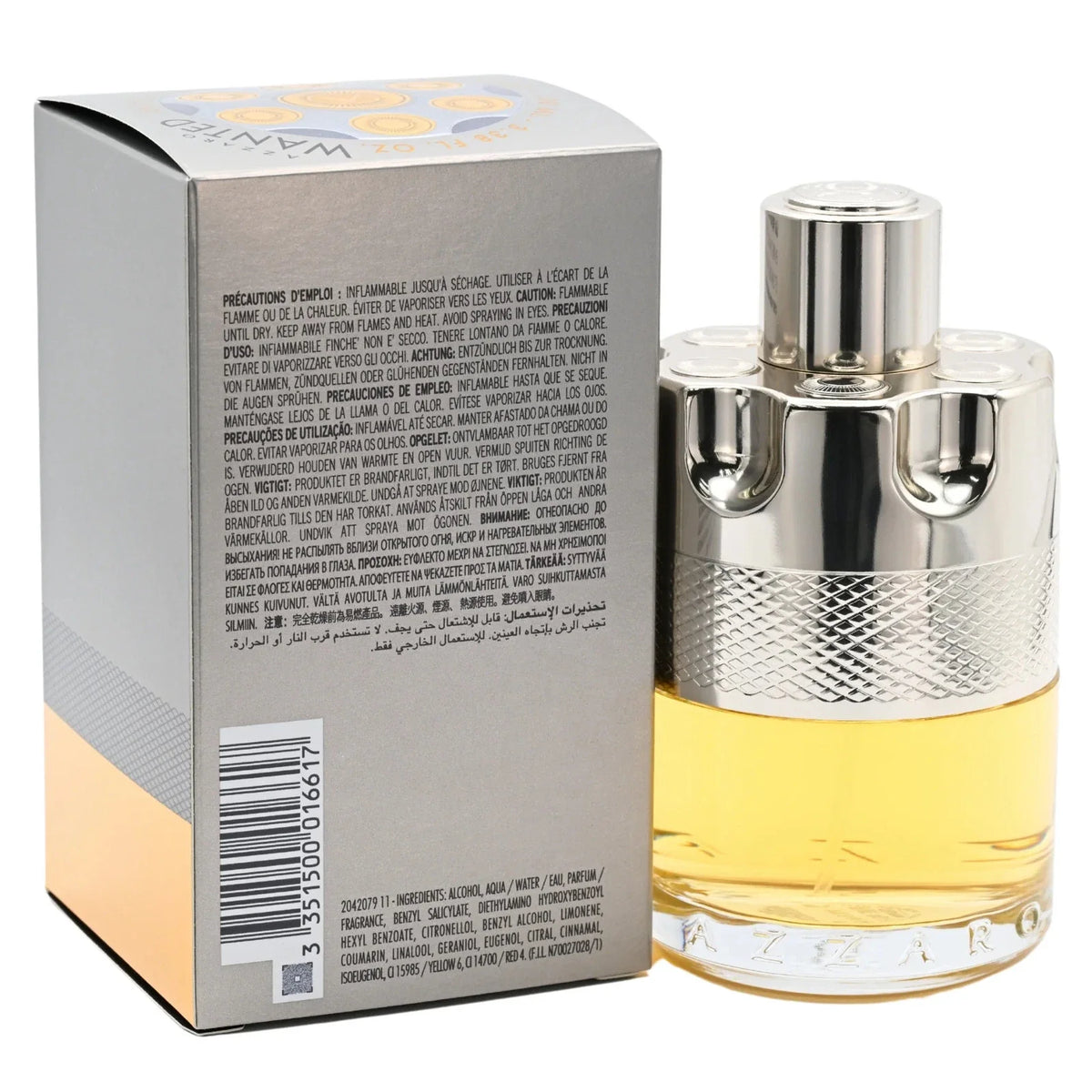 Azzaro Wanted Eau De Toilette 3.4 oz for Men